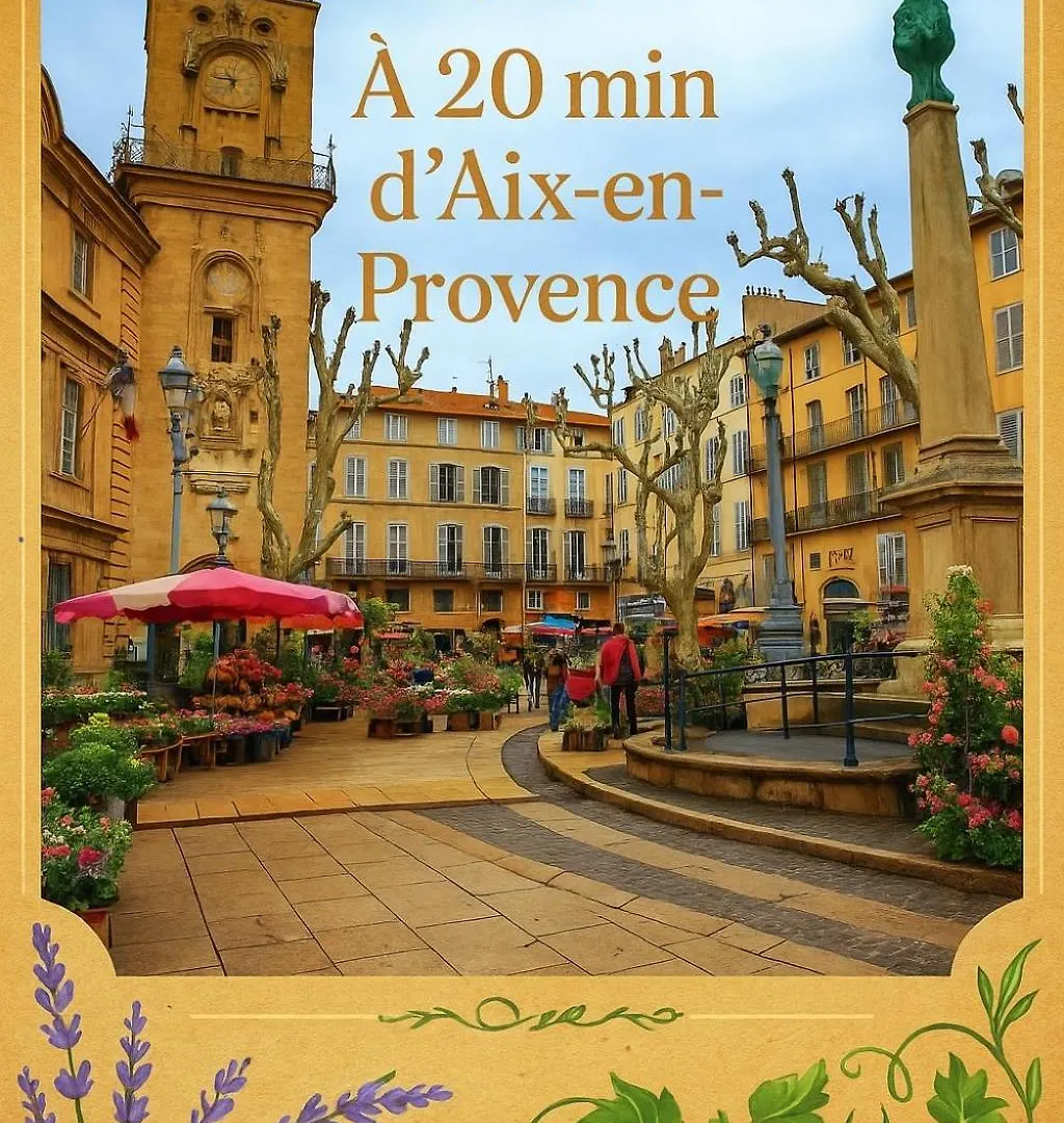 Studio Calme Proche Aix & Mer Gardanne